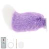 Remote Control Electric Wagging Fox Tail for Scooter Plush Faux Fur RV Car Rear Decoration Moving Cute Animal Tail Accessory