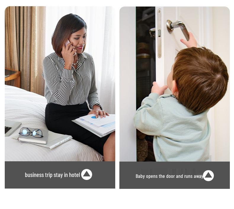 Регулируемый противоугонный дверной стопор для домов и сдаваемого жилья