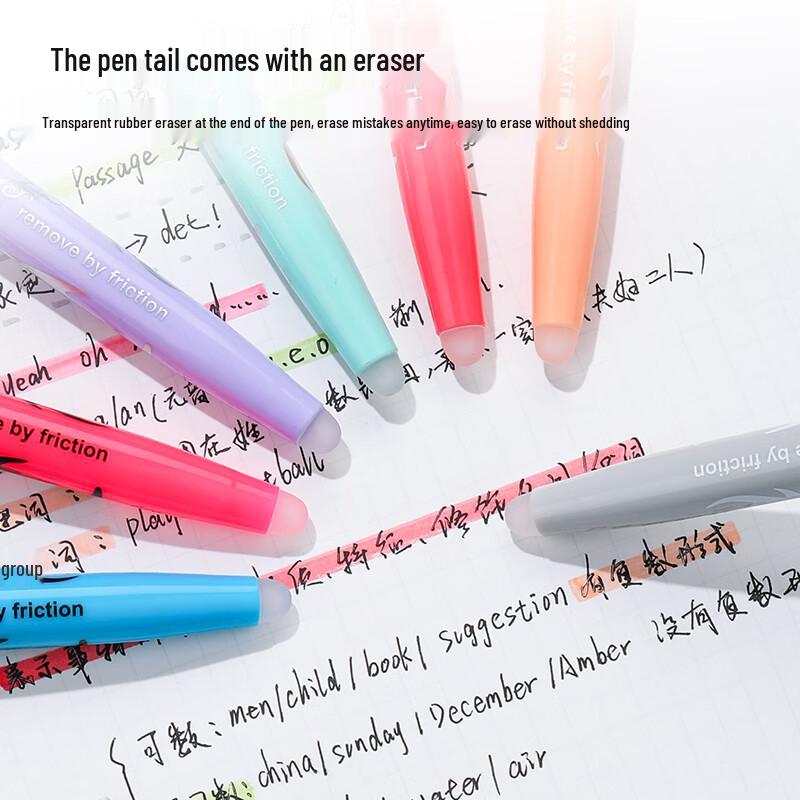 Набор стираемых флуоресцентных маркеров-хайлайтеров Pilot FriXion Light