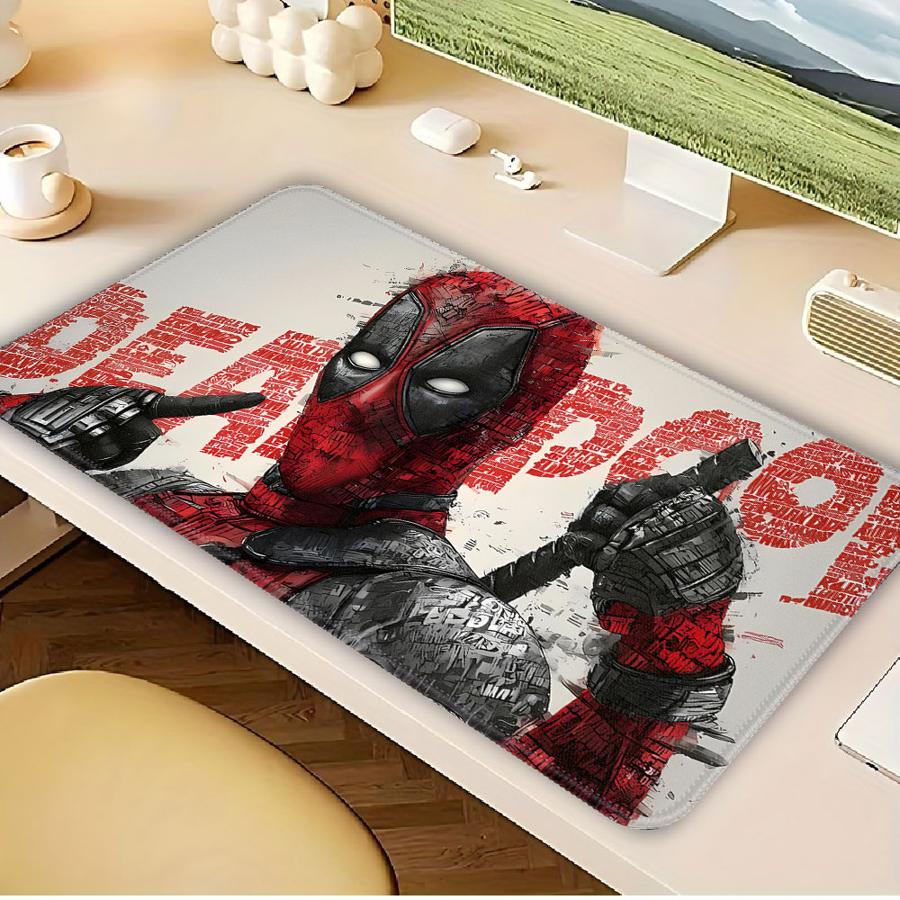Waterproof Mouse Pad Computer Laptop Pad Keyboard Mouse Pad office Pad Desk accessories Game Console Pad Funny Deadpool Marvel