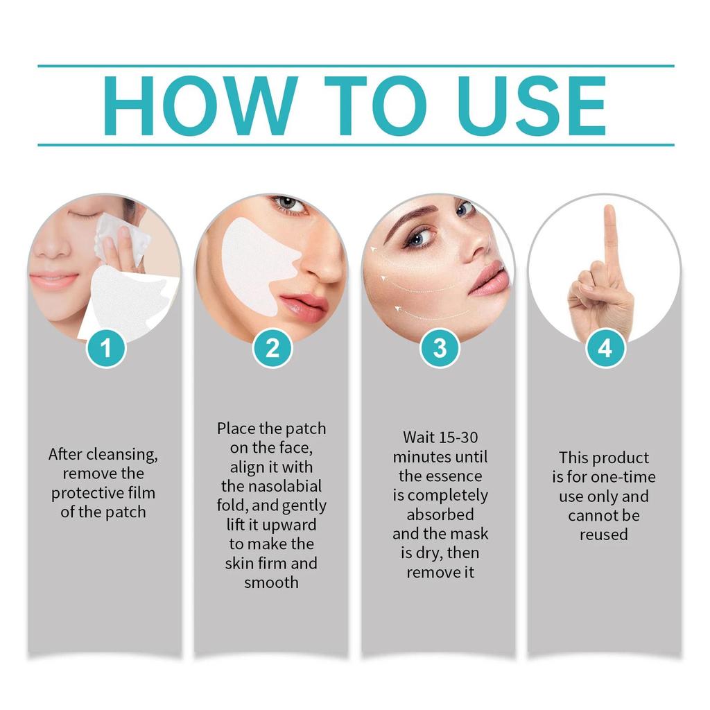 Wrinkle Remover Patches Hyaluronic Acid Microcrystalline Patch Lifting Decree Sticker Eye Lift Face Nutriti Removal Wrinkle