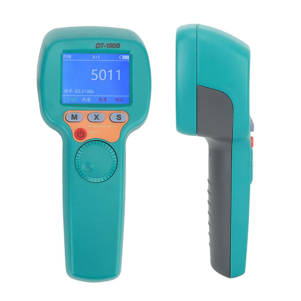 Digital Handheld Stroboscope Measuring 60?999999rpm Non Contact Strobe Tachometer LED Flash Strobe