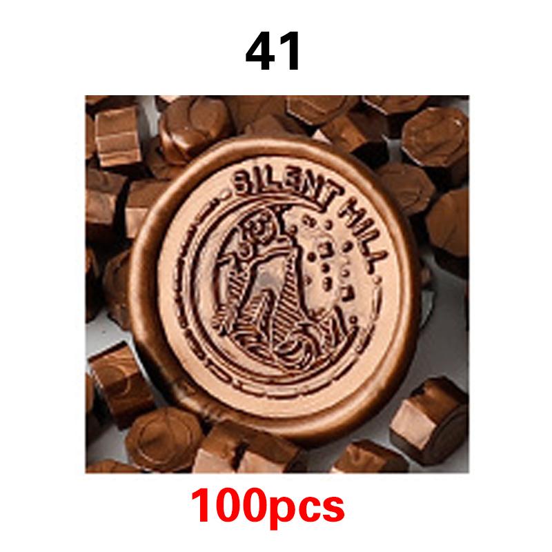 100PCS51Colors Wax Bean Envelope Invitation Letter Stamp Sealing Wax Special Mud Sealing Wax