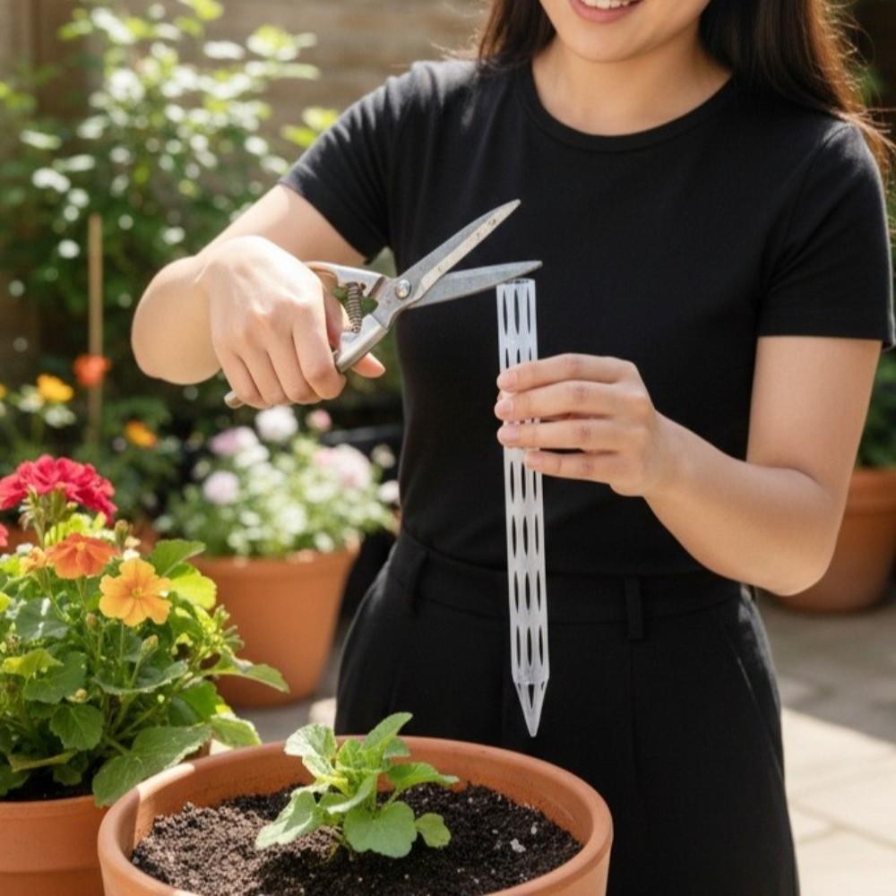 10PCS Plastic Plant Drainage Pipes Transparent Plant Root Ventilation  Potted Plants