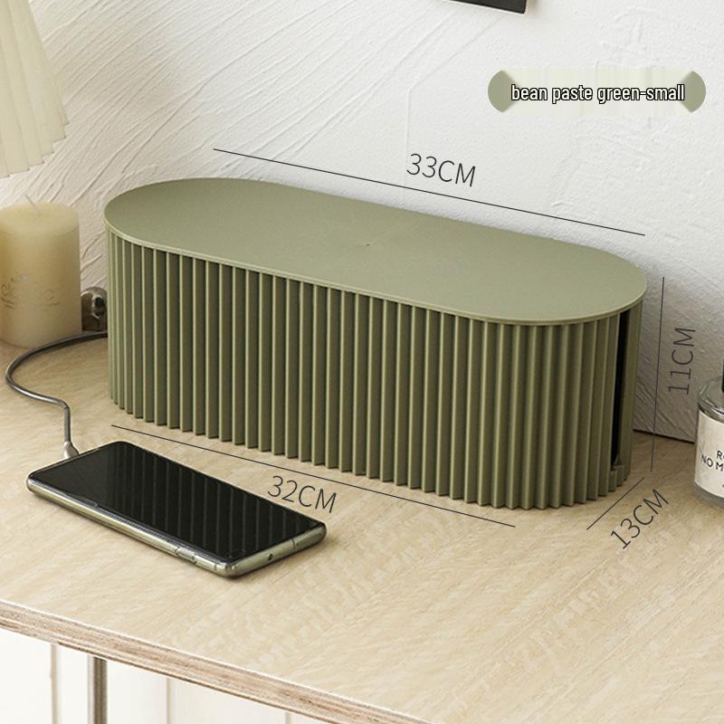 Органайзер для трансграничного электрического удлинителя: Пылезащитный короб для прокладки кабелей для хранения на рабочем столе