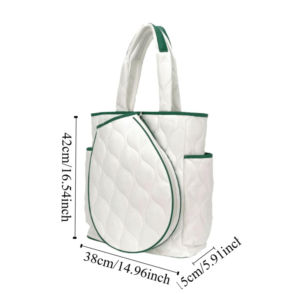 Waterproof Tennis Racket Backpack Extra-Large Shoulder Bag Stylish Tennis Tote Bag Racquet Sports