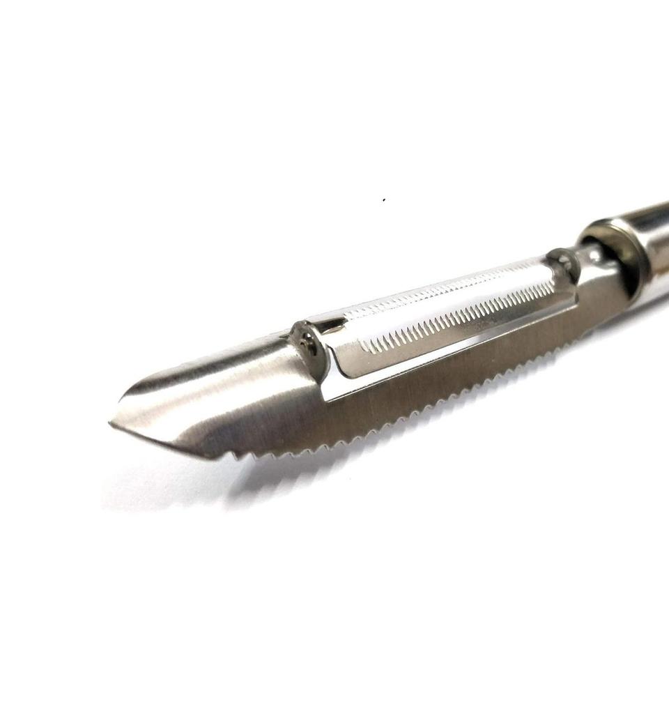 TreegoArt Stainless Steel Vegetable Peeler Perfect for Cutting & Peeling All Kinds of Vegetable and Fruits Straight Peeler - 8 Inches (Approx)