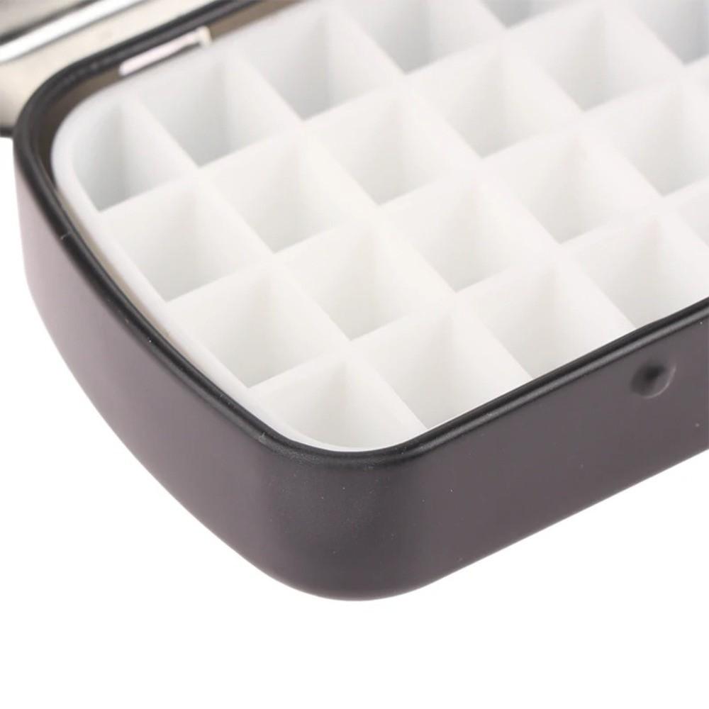 12/24 Grids Empty Watercolor Tin Box Portable Watercolor Paint Palette Paint Box  Art Supplies