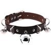 Pleather Cat Bell Collar Kitten Play Leather   Collars & Leashes