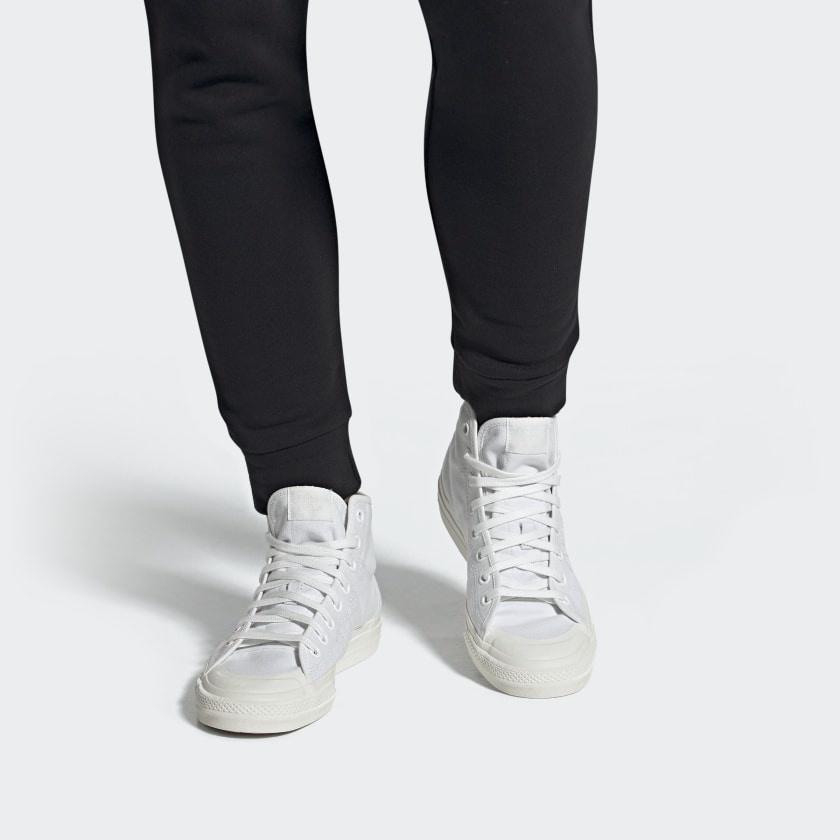 adidas Nizza RF Hi 'Triple White' Мужские EF1885