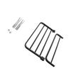 Bathroom Towel Rack 90 Degree Foldable 304 Stainless Steel Thickened Wall Mounted Towel Shelf Black