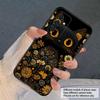 Цветочный Кот Черный Для Samsung S20FE S 21 22 23 FE 24 Plus 25 Ultra Galaxy M23 32 34 35 52 53 54 55 5G силиконовый мягкий чехол для телефона