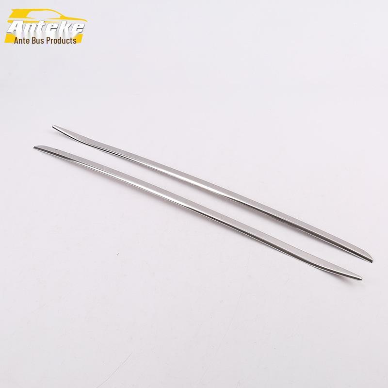 Sagitar Front Windshield Trim: Fits 19 Models, Bright Strip Patch Accessories