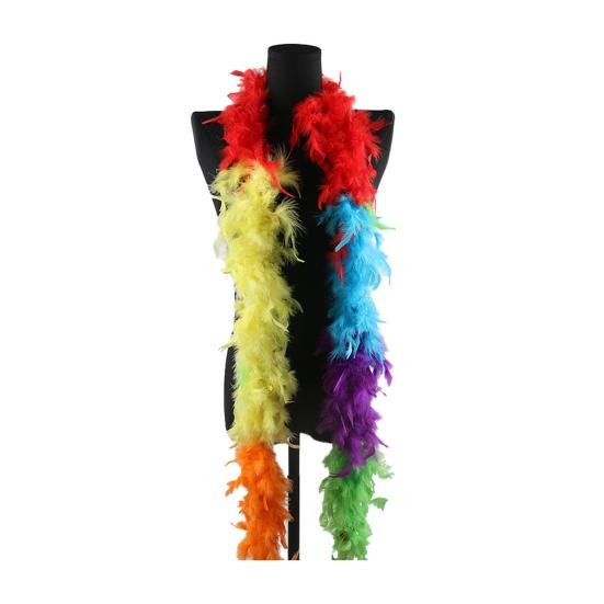 Перьевой шарф Вечеринка Пайетки Фольга 2 метра длиной Взрослый размер Шарф Вечеринки Торжества Сценические выступления Пушистый шарф