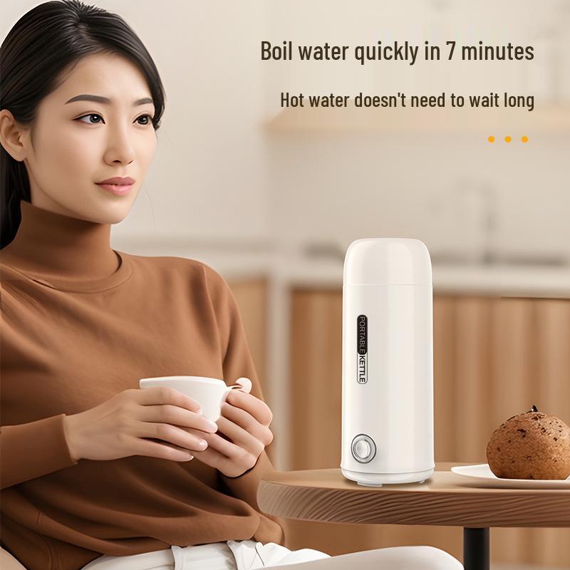 Portable Stainless Steel Rapid Boil Travel Kettle with Anti-Dry-Burn