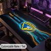 Large Mouse PadWarrington Wolves FC Custom Name Text Personalized Desk Mat Non Slip Gaming Pad