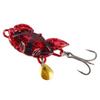 3.5CM/10G Metal Crab Spinner Blade Lure with Hook Long Casting Crab Bait with Rotating Sequin Spoon Spinnerbait Saltwater Freshwater Fishing