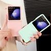 Пластиковый защитный чехол для телефона Samsung Galaxy Z Flip 6 5 Flip6 Flip5 5G с большим окном и твердым корпусом, устойчивый к падению