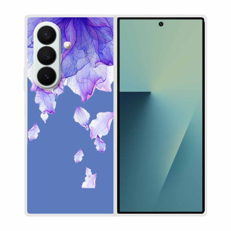 Phone Case For Samsung Galaxy Z Fold7 Fold6 Fold5 Fold4 Fold3 Fold2 Fold 7 6 5 4 3 2 Hard Plastic Cover Clear Transparent Shield