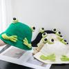 Cute Sweet Big Hands Frog Eyes Fisherman's Hat Women's Sunscreen Sun Hat Small Face Sun Shading Funny Basin Hat