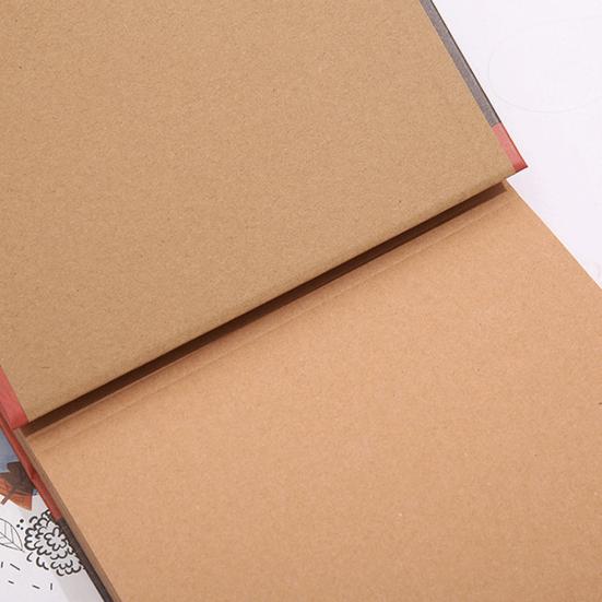Scrapbook Photo Album DIY Hard Cover Loose Leaf Vintage Kraft Paper Lace-up