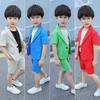 Children's Summer Linen Two-Piece Suit - Boys' Formal Performance Wear