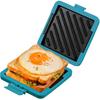 Toaster,Microwave Toaster, Sandwich Maker, Panini Maker, Dishwasher Safe,NO Electricity,Wireless,Time Saving,Fast,Toastie Safe in Microwave