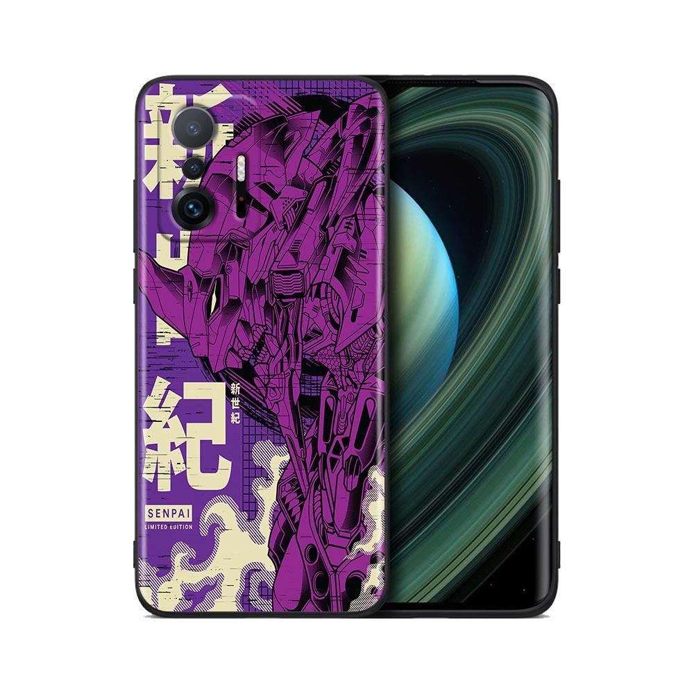Аниме Neon Genesis Evangelion EVA чехол для телефона для Xiaomi Mi 12 12X 11 Lite 11X 11T X3 X4 NFC M3 F3 GT M4 Pro NE 5G силиконовый чехол