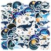 Waterproof Whale Stickers: Ocean themed vinyl decals for notebooks, luggage, instruments & more. Marine & decorative fun!