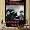 Звезда-вокалист Depeche Mode Цветной Настенный Гобелен Богемные Настенные Гобелены Мандала Настенные Полотна