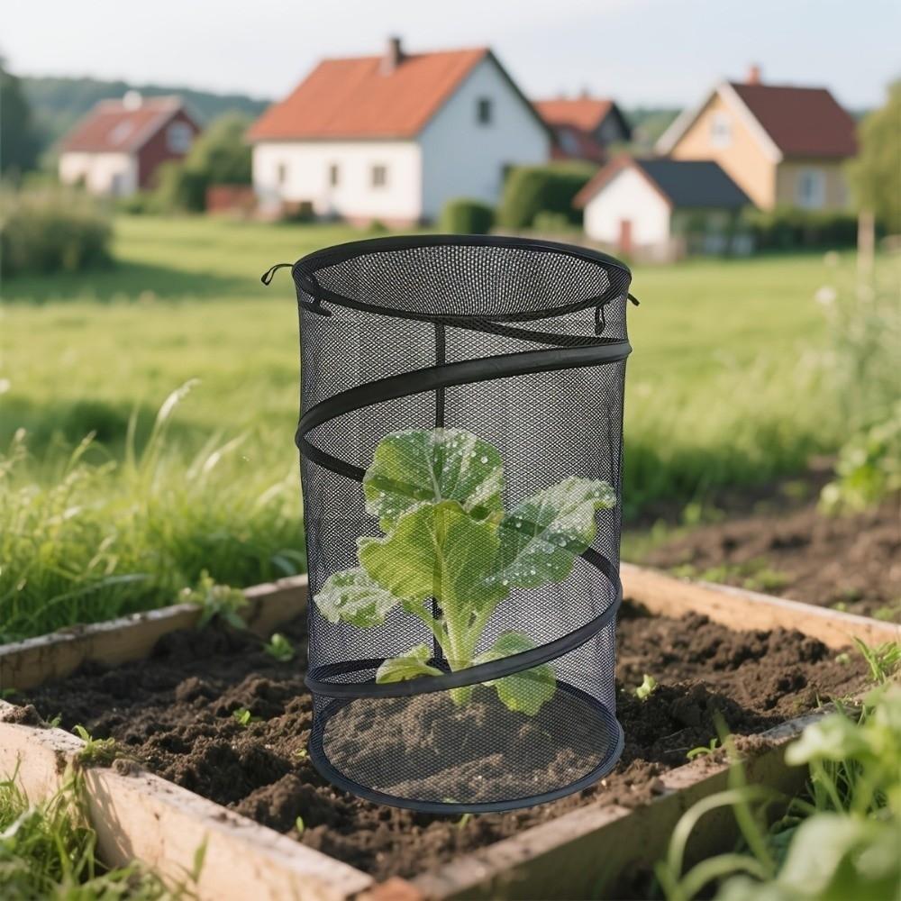 Reusable Garden Mesh Protector Folding Insect Barrier Netting Portable Mesh Plant Guard Outdoor