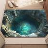 Коврик-водоворот для прихожей  3D-иллюзия коврик для ванной, Уникальный декор пола для помещений и улицы Противоскользящий ковер можно стирать в машине