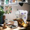 Бытовая техника Сделай сам Швейная машина Маленькая настольная Полностью автоматическая Электрическая Мини Ручная Швейная одежда Портативная