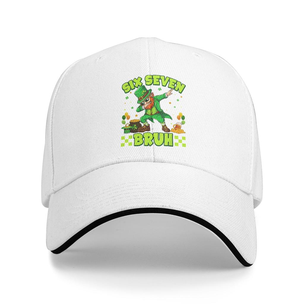 Six Seven Bruh 67 Funny Saint Patricks 6 7 Meme Baseball Cap Funny Trucker Hat Spring Men Adult Hunting Camping Baseball Caps