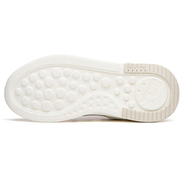 Anta Lifestyle Series Reject Mediocrity Lightweight Breathable Casual Sports Shoes Women Sneakers Ivory-White 122138800-1