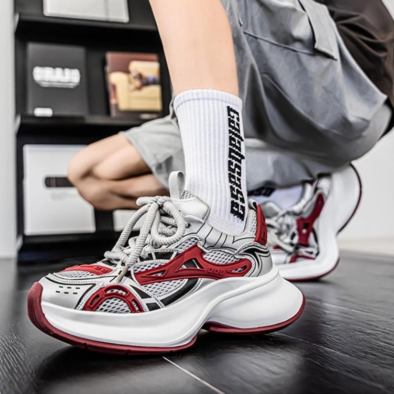 Модная мужская повседневная обувь Дышащая удобная сетчатая обувь для бега Мужская модная универсальная сверхлегкая амортизирующая обувь Zapatillas Hombre