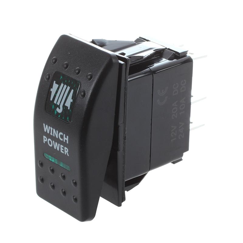 3 шт. 12 В Автомобильный Морской Лодка RV Тумблер Рокерный Переключатель Светодиодная Световая Панель Рабочий Противотуманный Задний ВКЛ-ВЫКЛ Лебедка Питание