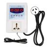 Digital LED Temperature Controller Waterproof Plug and Play Heating Cooling Thermostat for Breeding