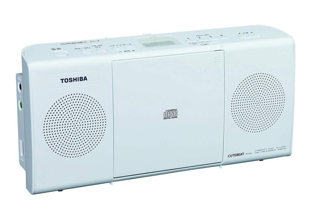 Toshiba AUX стерео CD радио Белый TY-C24 (W)