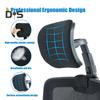 Office Chair Headrest Attachment Head Support Cushion Adjustable Height Angle Breathable Mesh Universal Chair Head Pillow