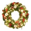 Christmas Wreath with Lights Winter for Front Door Garden Festival