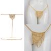 Multipurpose Diamond Sturdy Belly Chain Versatile Comfort Fits for Parties Supplies and Beachwear Casual Wear Daily Use