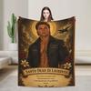 Dean Di Laurentis Blanket Off Campus  Super Warm Funny Plush Throw Blanket For Bedroom Camping Flannel Bedspread Bed Cover