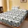 1 Piece Of Banana And Elephant Patterned Frosted Bedsheet, Bedroom Printed Bedspread, Bedding (Excluding Pillowcases)
