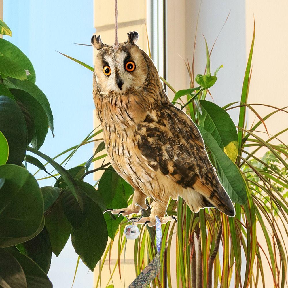 Hanging Bird Repel Scare Devices Waterproof Bird Repeller Outdoor Fake Bird Repellent  Courtyard