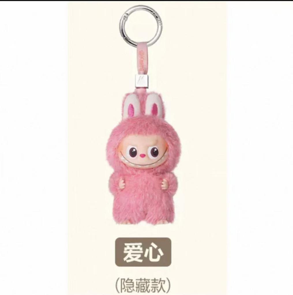 Labubu New 4th Generation Mini Edition Vinyl-Face Plush Doll Blind Box Backpack Accessory Keychain Christmas Gift Children's Hand Puppet Toy