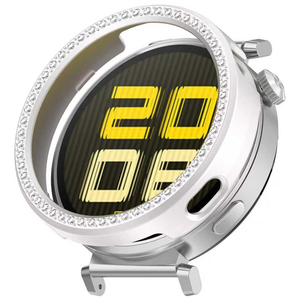 PC Hollow Case Frame for Huawei Watch GT6 41mm  Diamond Crystal Bumper Protector for GT5 41mm Shell Accessorie