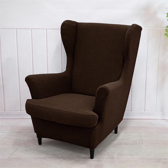 Чехлы на спинку стула из флиса с крылышками, водоотталкивающие эластичные чехлы на кресла с подушками, чехлы для одного дивана