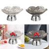 Декоративная миска на ножке Стильный поднос Фруктовая тарелка Держатель для овощей для столовой Вечеринки Свадьбы Центральный элемент кухонного стола