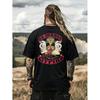 A Short-sleeved Crew Neck T-shirt From Litfiba Showcasing The Logo Of An Italian Band This Casual Shirt Is Perfect for Any Season Ideal for Music